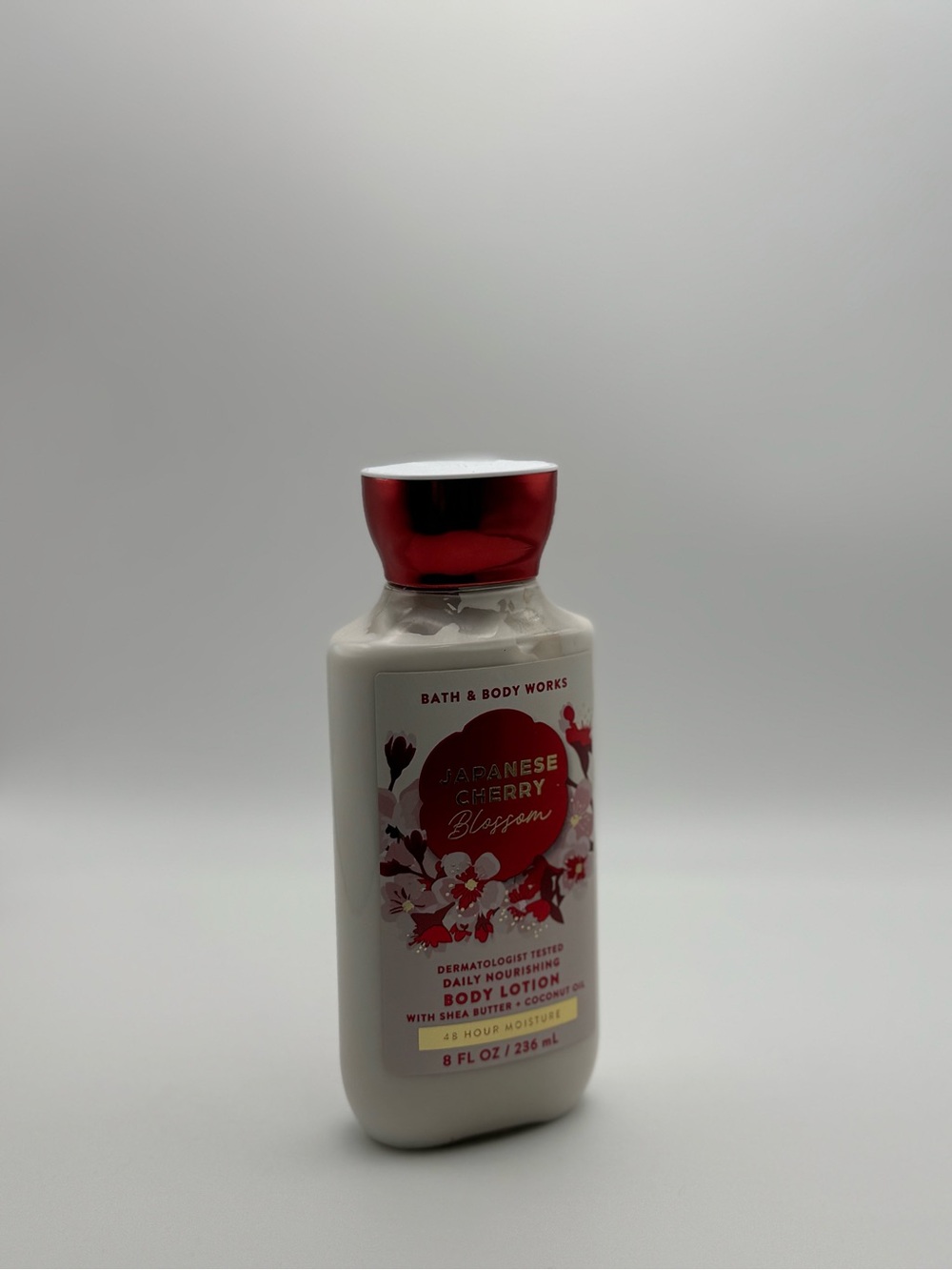Bath & Body Works Japanese Cherry Blossom Body Lotion - Red & White